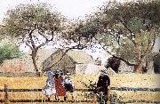 Winslow Homer Children on the wall oil on canvas